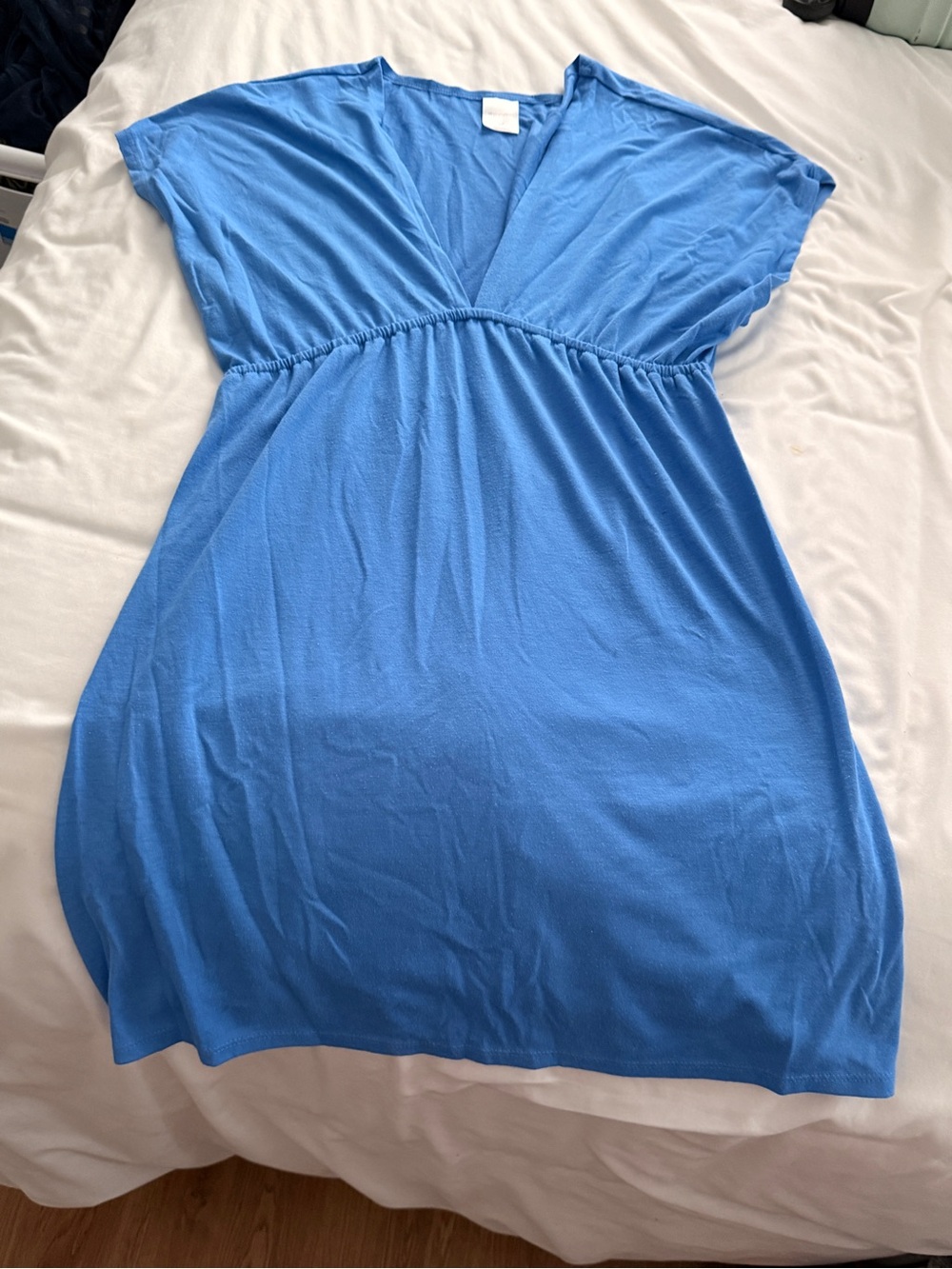Xhilaration Blue Scoop Neck Dress